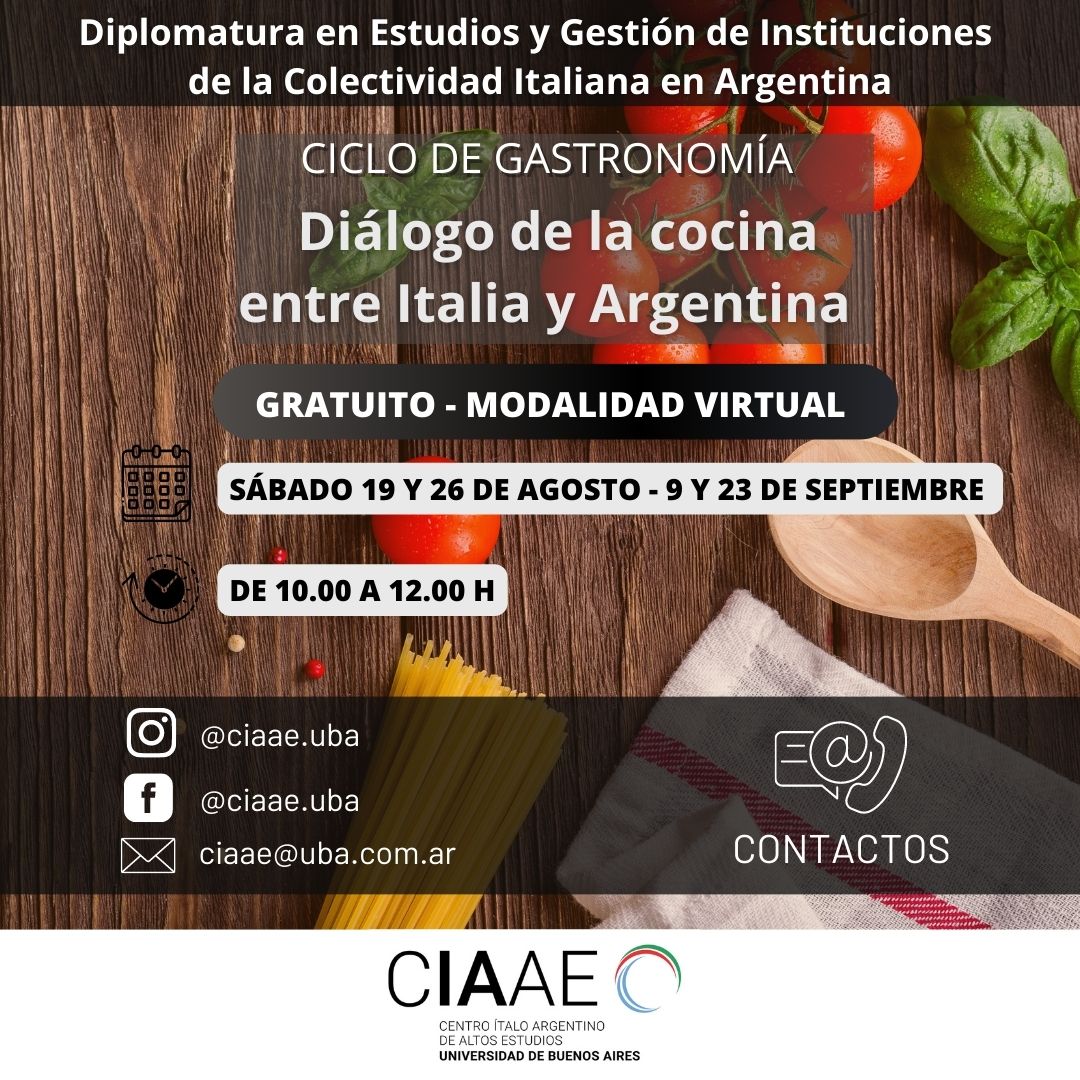 Ciclo de Gastronomía CIAAE- UBA