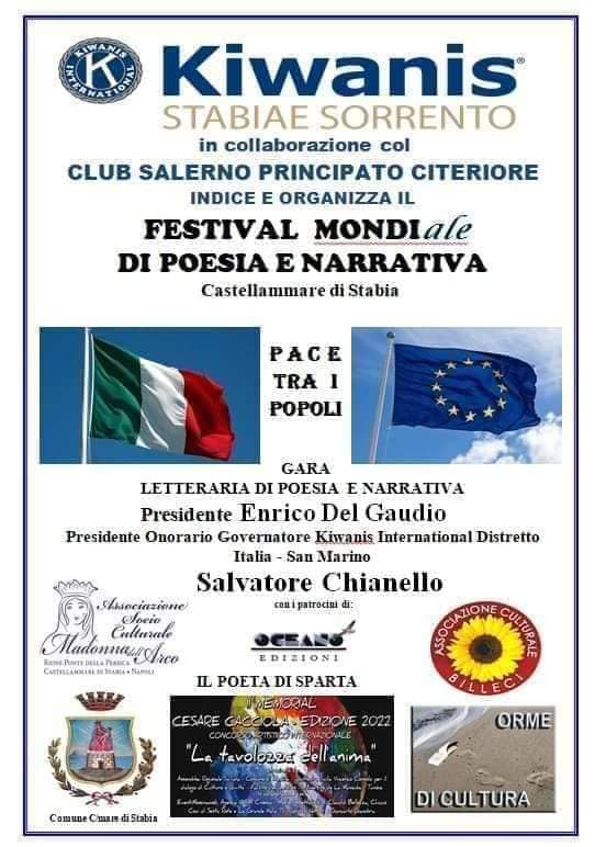 I Festival MONDIale di poesia e narrativa (Castellammare di Stabia, 29-30 luglio 2023)