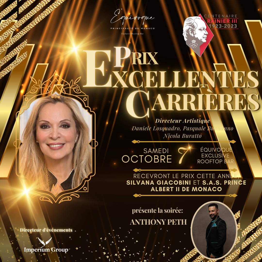 Principato di Monaco: assegnato il Premio Italia “Carriere Eccellenti” seconda edizione