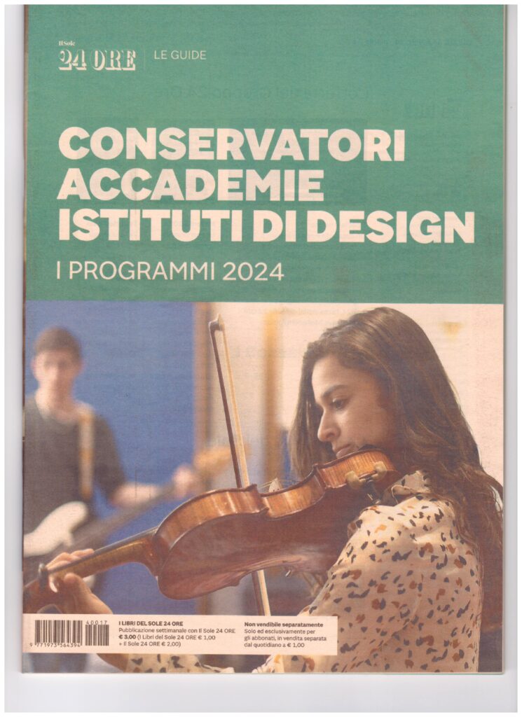 «Scheda» del conservatorio Rossini (Pesaro)