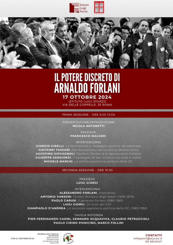 Convegno Forlani