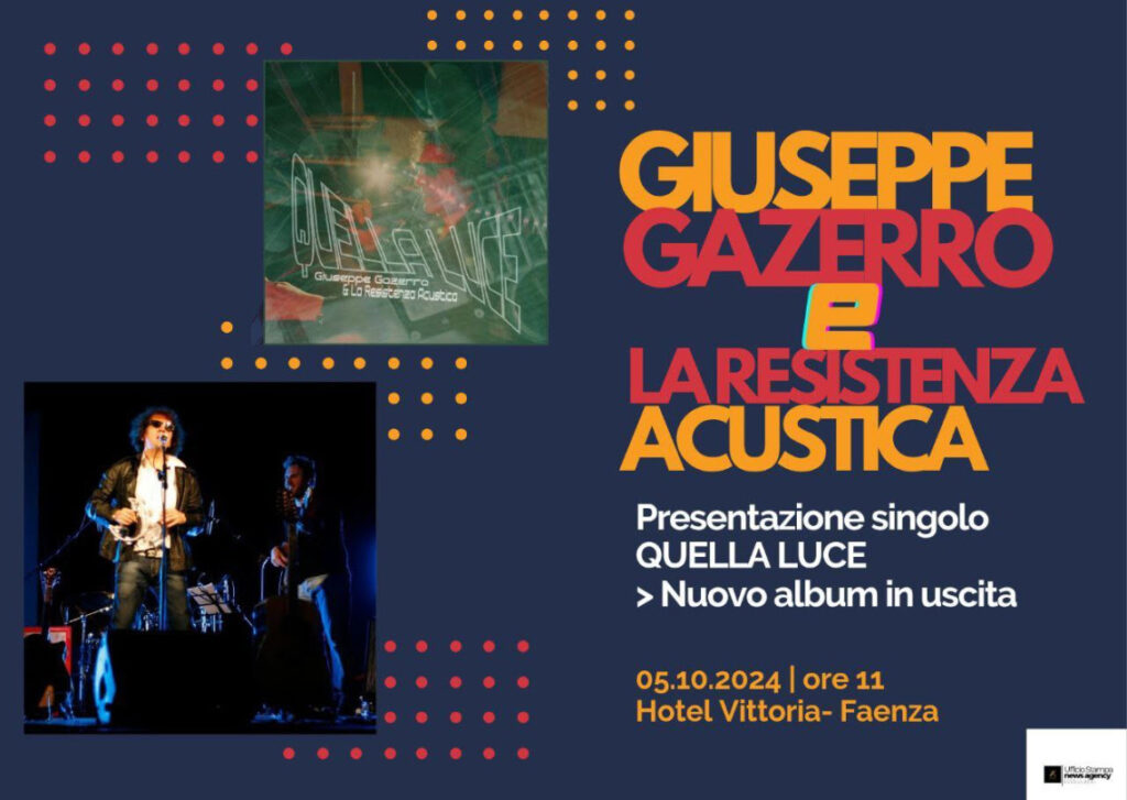 Giuseppe Gazerro e La Resistenza Acustica a Faenza il 5 ottobre