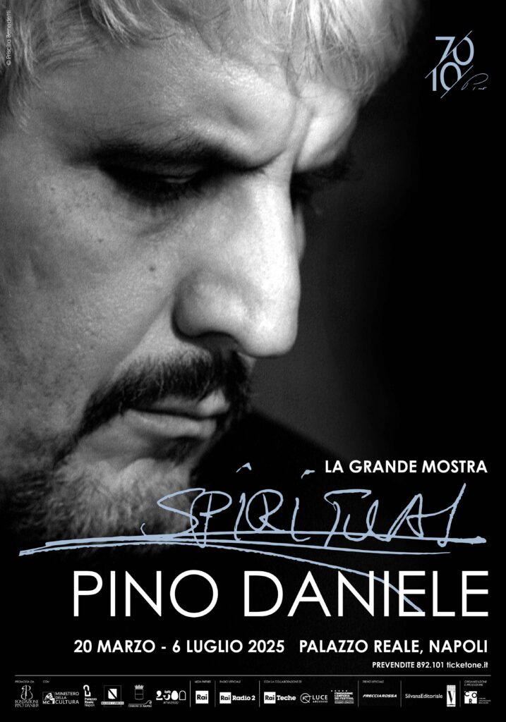 CS mostra PINO DANIELE. SPIRITUAL | da domani a Palazzo Reale a Napoli