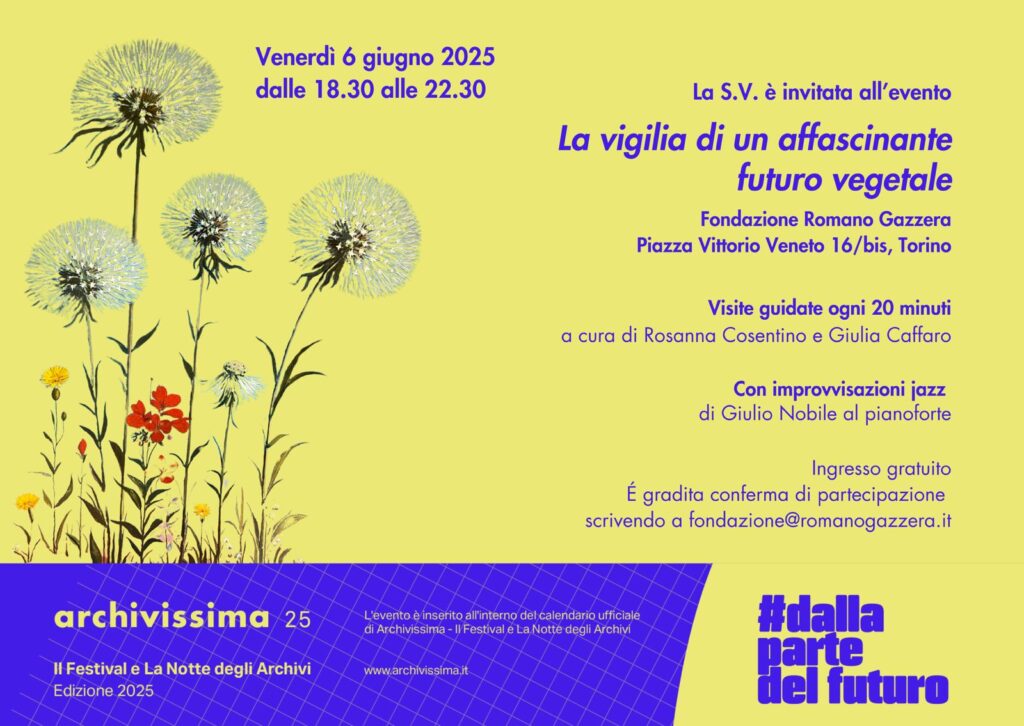 Archivissima 2025, la Fondazione Romano Gazzera apre il suo Archivio