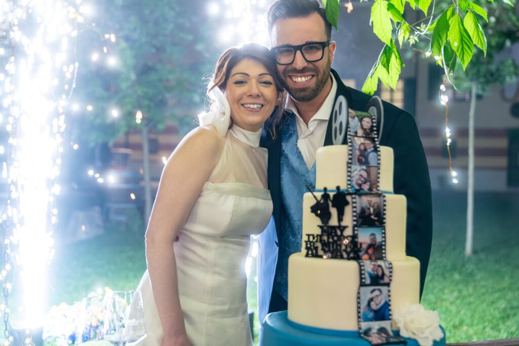 Il mentalista Pasquale Buonanno e Michela Arrigotti si sono sposati. Le foto del matrimonio da favola a Morsasco.