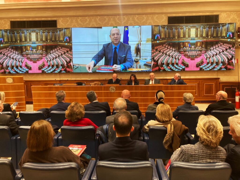 PRESENTATO IN SENATO IL VOLUME “IL PALAZZO DI ABRANTES” CURATO DALL’AMB. GAETANO CORTESE