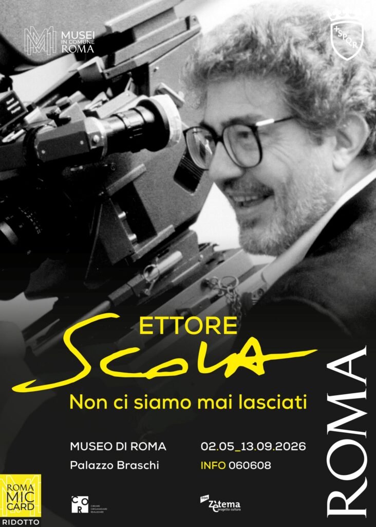 Mostra ETTORE SCOLA. NON CI SIAMO MAI LASCIATI | dal 2 maggio al 13 settembre al Museo di Roma a Palazzo Braschi