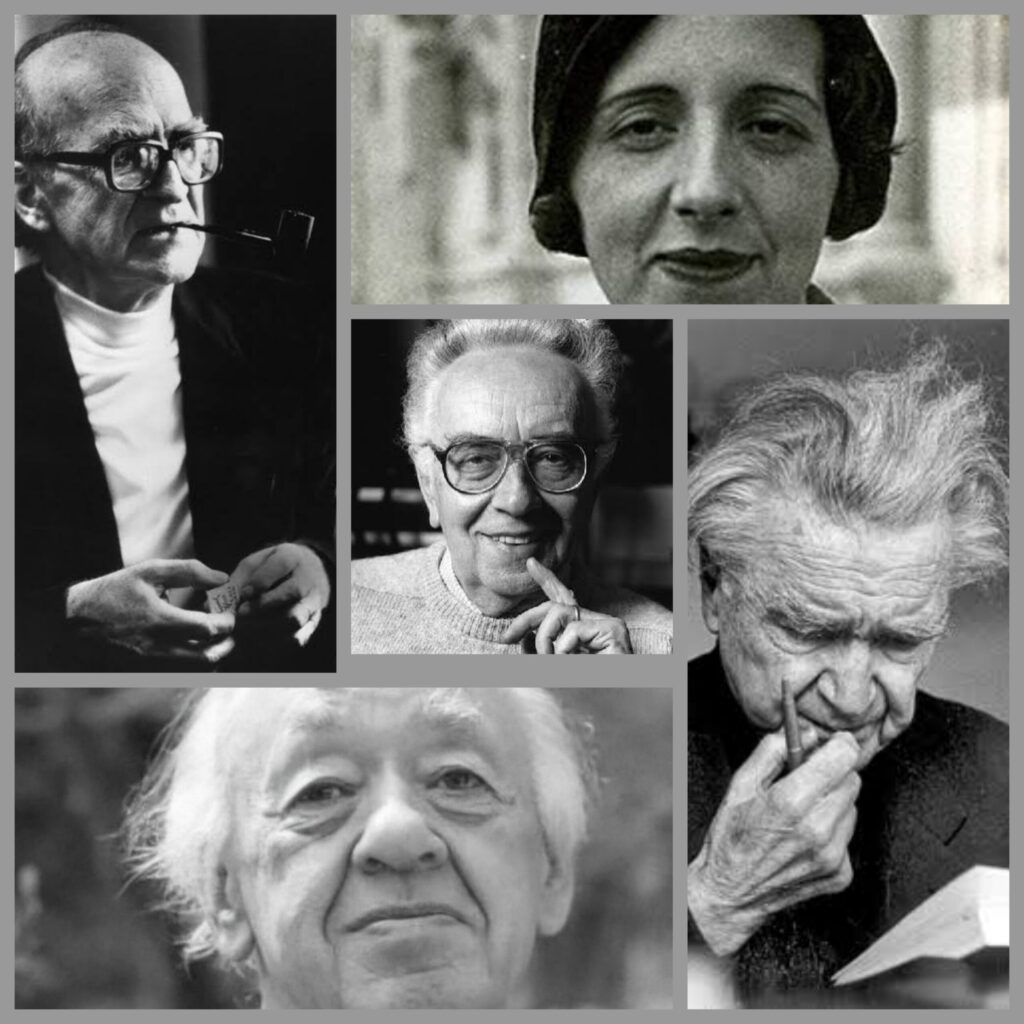 Eliade, Cioran, Ionesco, Horia, Zambrano.