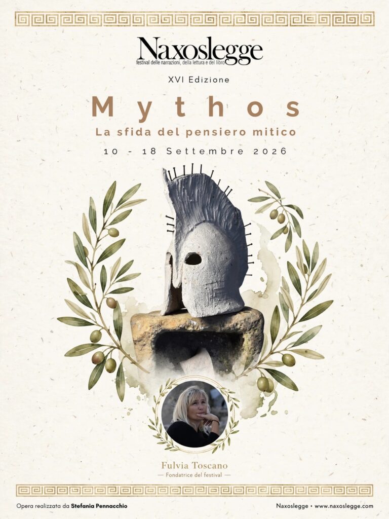 NaxosLegge 2026, diretto da Fulvia Toscano dal 10 al 18 settembre la XVI edizione nel segno di “Mythos. La sfida del pensiero mitico” con la presenza di Pierfranco Bruni 