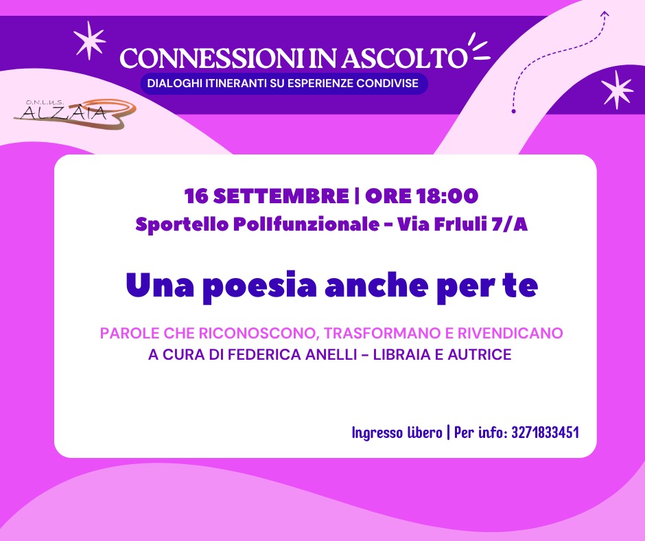 Connessioni in ascolto: un incontro dedicato alla forza delle parole
