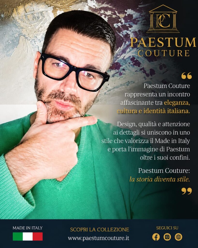 Paestum Couture è un brand italiano di alta moda fondato dal brand manager Lucio Di Filippo