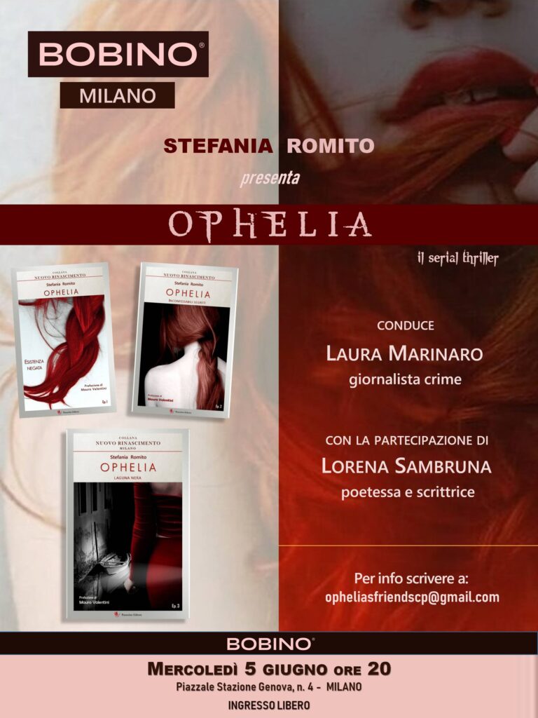  Arriva al Bobino di Milano “Ophelia”, l’avvincente serial thriller di Stefania Romito