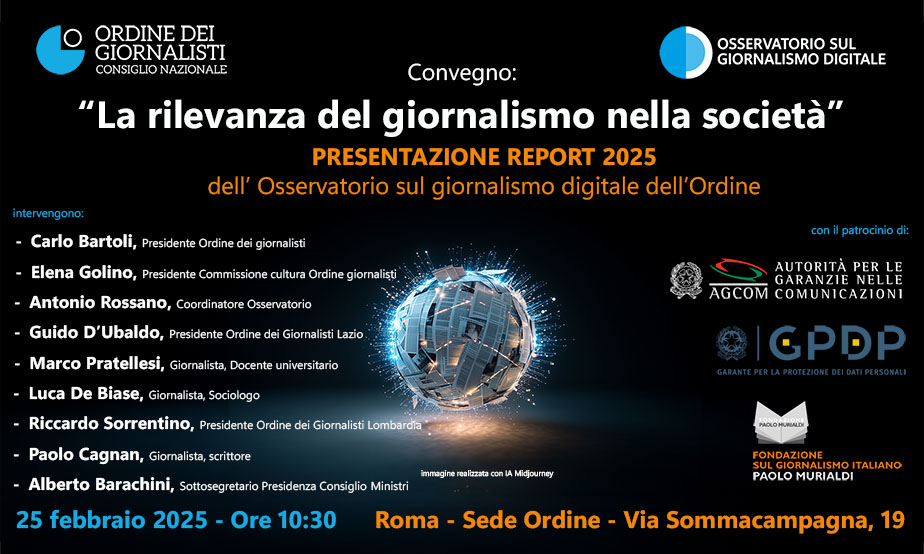 CONVEGNO GIORNALISTI SVOLTO A ROMA