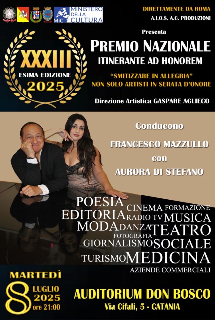 Monia Cupellini premiata a Catania alla XXXIII Edizione del Premio Nazionale “Smitizzare in Allegria” per il suo contributo all’empowerment femminile e alla crescita personale