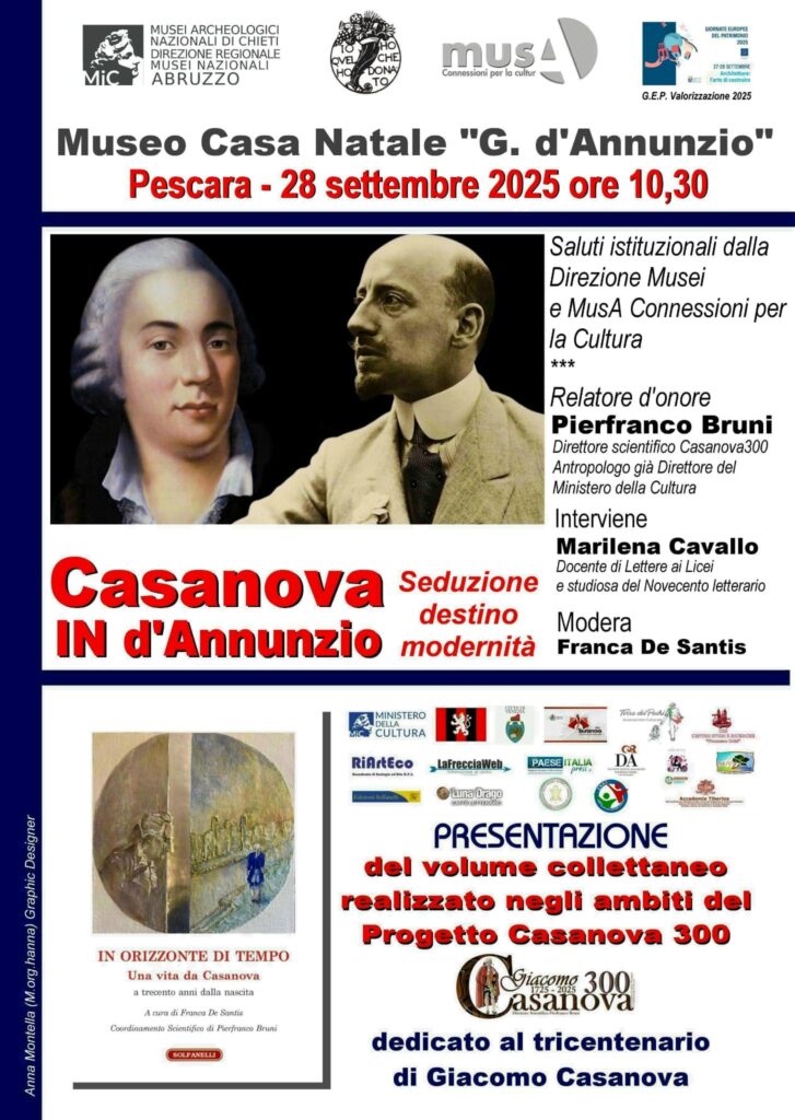 Da Casanova a Gabriele d’Annunzio con Piero Chiara – Il racconto 