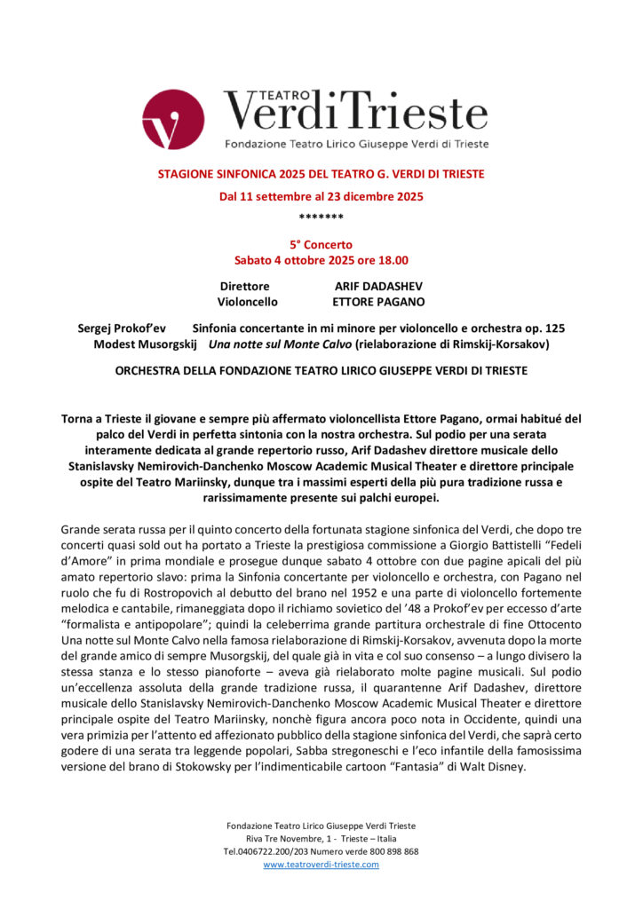 Serena conduce operaclassica eco italiano