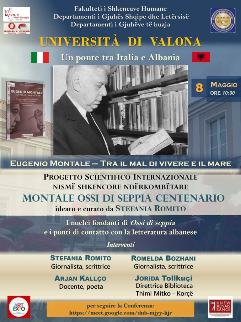 L’Italia e l’Albania unite nel segno di Eugenio Montale un ponte culturale tra le due sponde dell’Adriatico