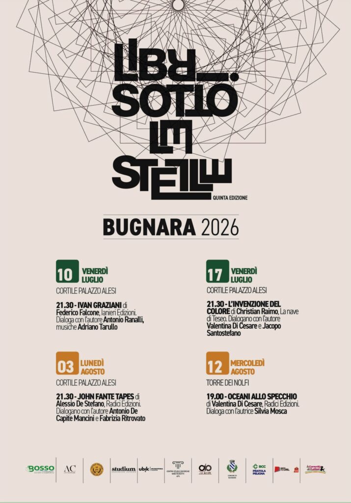 Bugnara: al via la quinta edizione della rassegna culturale “Libri sotto le stelle”